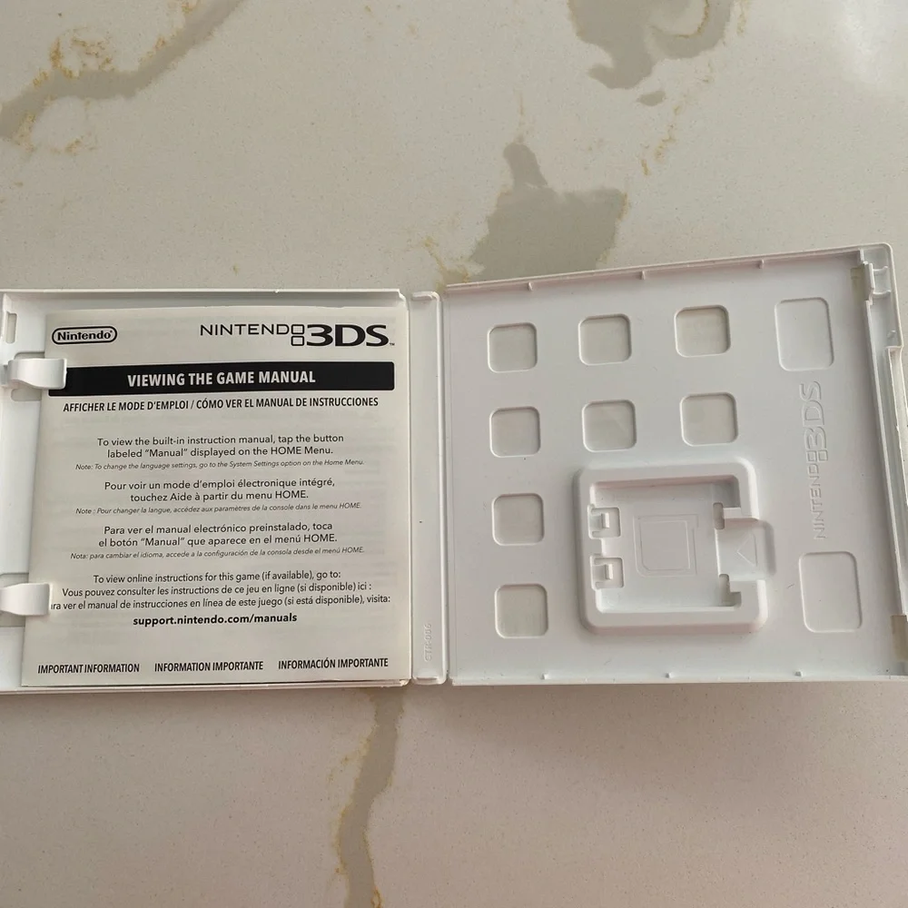 Nintendo 3DS Miitopia and SpongeBob Game Case - EMPTY INSIDE NO GAME